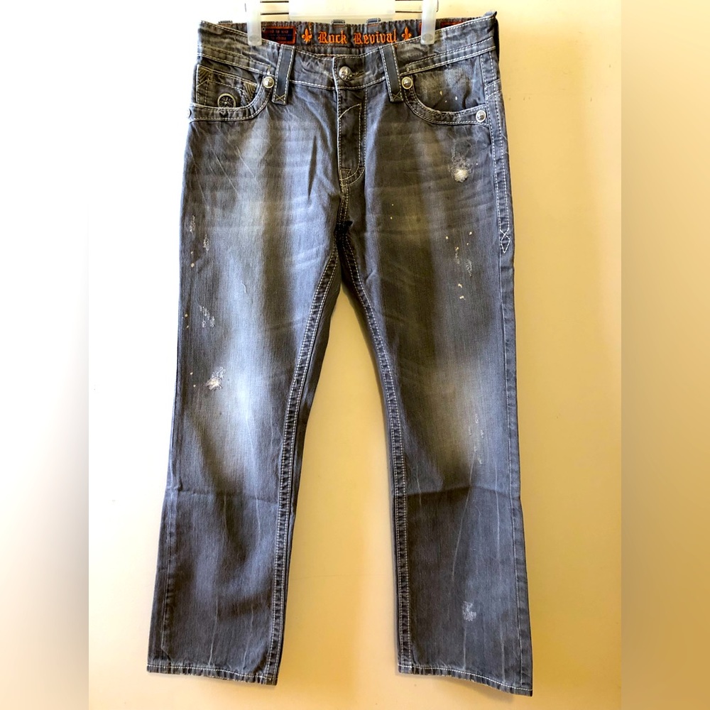 NWOT Rock Revival Men’s Straight Jeans